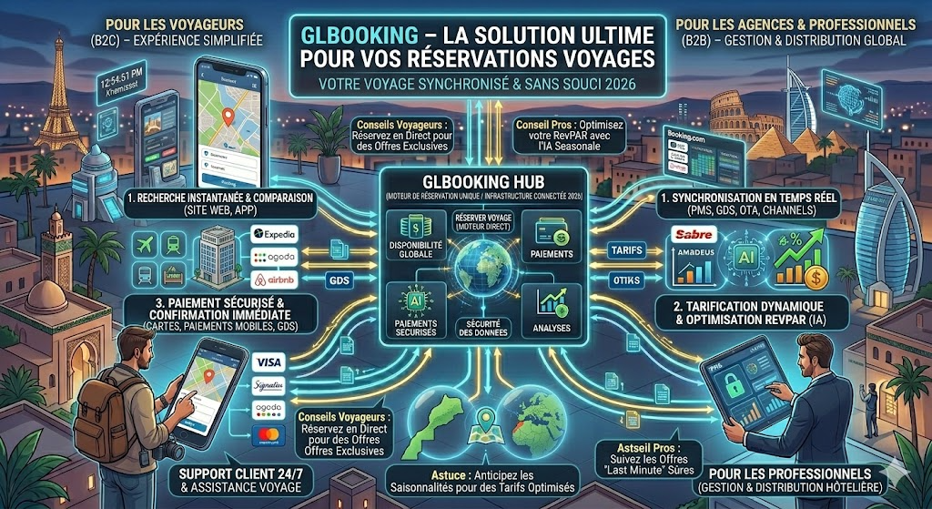glbooking – La solution ultime pour vos réservations voyages